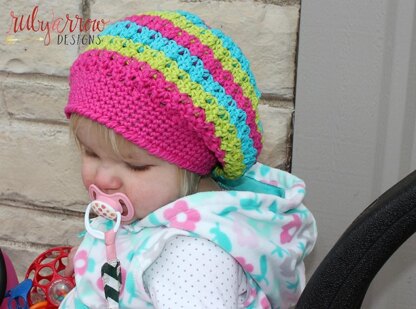 Bella Slouch with Bobble Bow