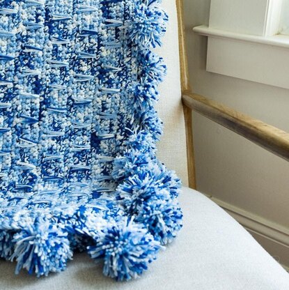 Baby Blocks Baby Afghan in Lion Brand Bundle of Love - M22119 BL - Downloadable PDF