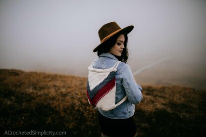 Wanderlust Chevron Backpack