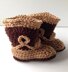 Cowboy Baby Booties