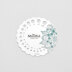 KnitPro Sterling Silver Plated Metal Needle Gauge