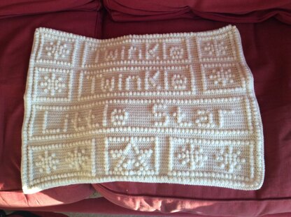 Twinkle Twinkle baby blanket