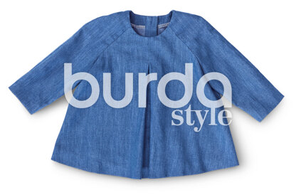 Burda Style Baby's Loose Dress B9348 - Paper Pattern, Size 6M-3