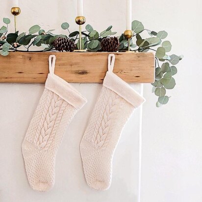 Cozy Cabled Stocking