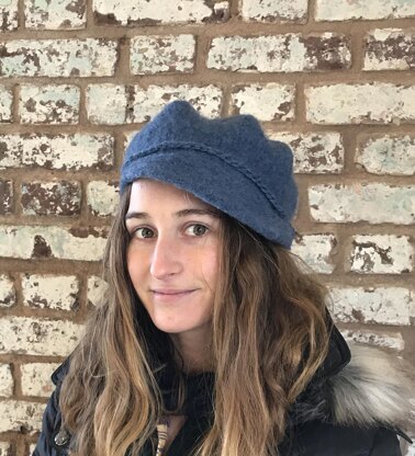 Felted Newsboy Hat