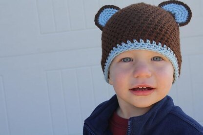 Crochet Bear Beanie