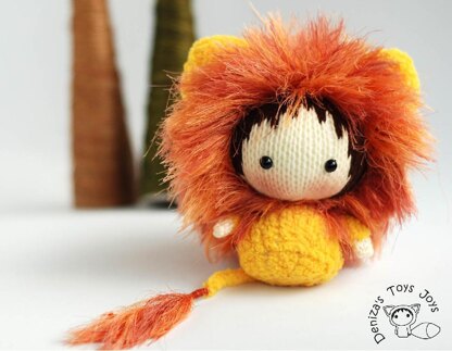 Shaggy Lion Doll. Toy from the Tanoshi series.