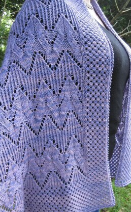 Koga Cable Lace Shawl