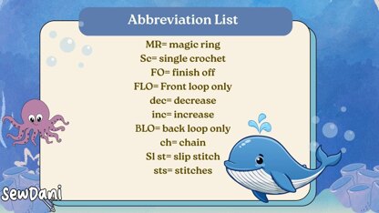 William the whale no sew keychain