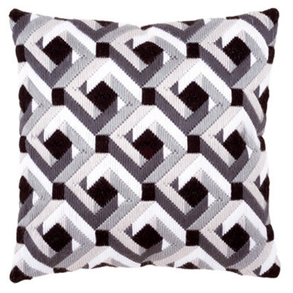 Vervaco Diamonds Long Stitch Cushion Front - 40 x 40cm