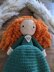 Scottish princess - crochet doll