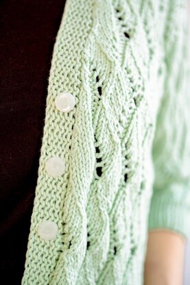 K962-Spring Mint Cropped Cardigan