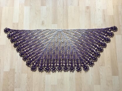 Plum Blossoms Shawl