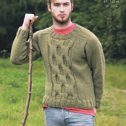 Sweater and Pullover in King Cole Chunky - 4387 - Downloadable PDF