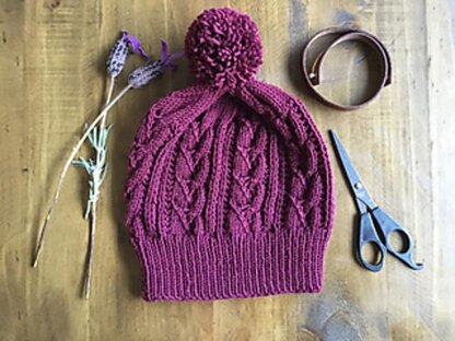 Twisted Lace Cabled Hat