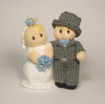 Bride and Groom Wedding Bitsy Baby Dolls