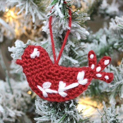 Nordic Dove Christmas Ornament