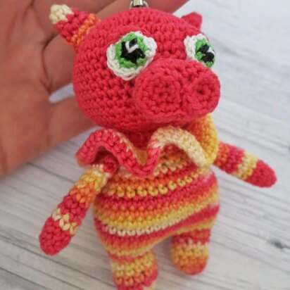 Pig Piglet keychain