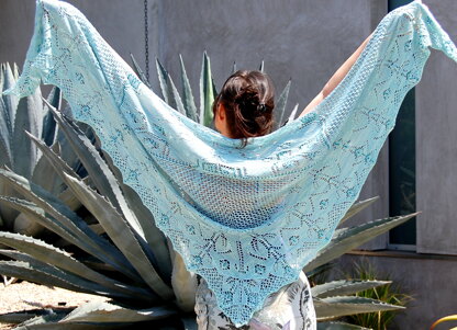 Falling Leaves shawl