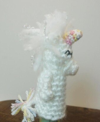 Sleepy Unicorn Finger puppet