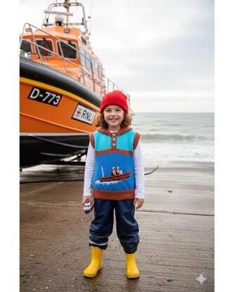 Lifeboat & anchor sweater