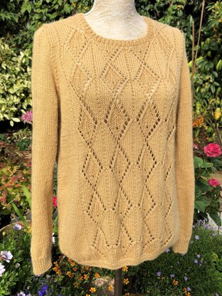 Corrynn, Diamond Patterned Sweater