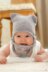 Cat earflap hat and cowl set