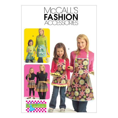 McCall's Misses'/Chldren's/Girls' Aprons M5720 - Paper Pattern Size All Sizes In One Envelope