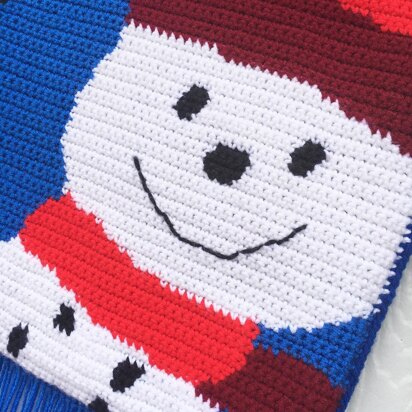 Snowman Pillow or Banner