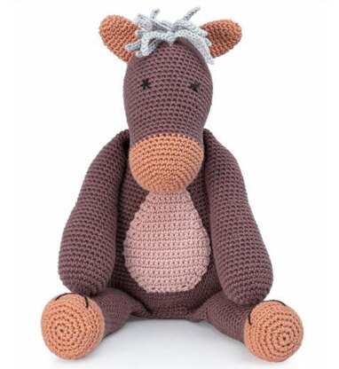 Dilly Donkey Pdf Crochet Pattern Toy Homemade Gift Baby Shower Novelty