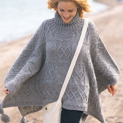 Pattern Poncho Chunky Knit Poncho Pattern beginner Pattern-download Pdf  Pattern Knitting Patterns for Ponchos bulky Poncho -  Canada