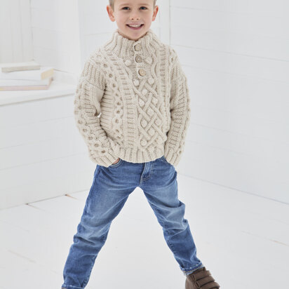 Sweater & Sweater Vest in King Cole Comfort Aran - P6171 - Leaflet