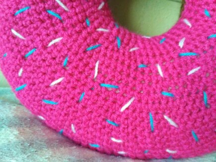 decorative donut pillow #2