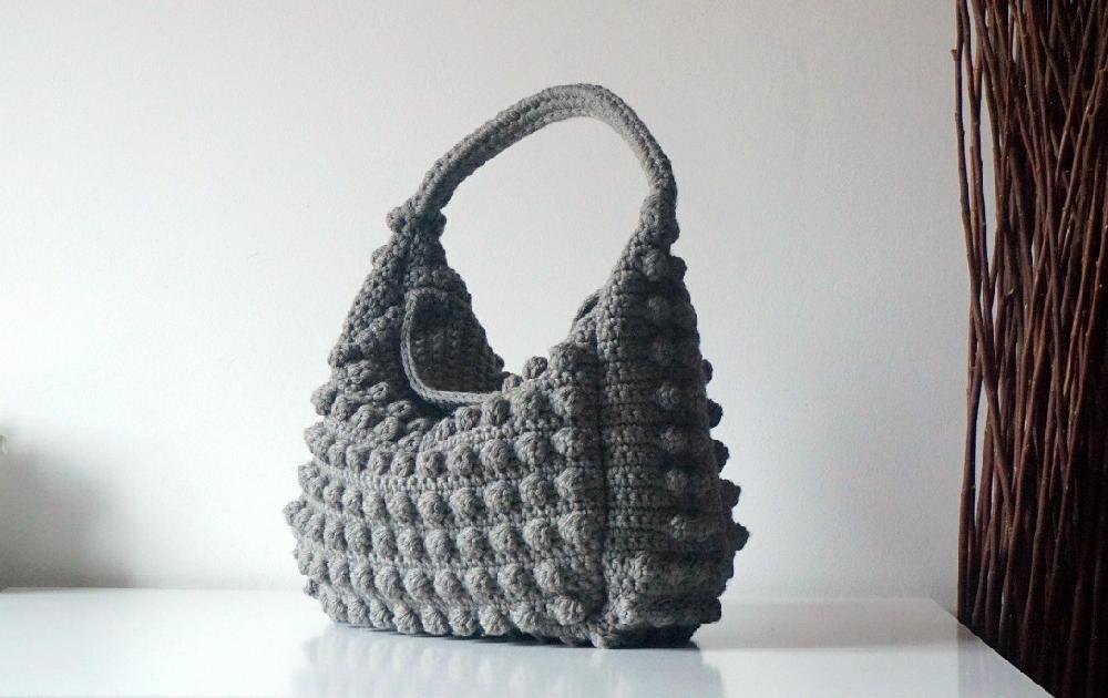 Crochet store bobble bag