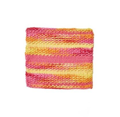 Textured Stripes Washcloth in Red Heart Scrubby Smoothie Multi and Scrubby Smoothie - LM5933 - Downloadable PDF