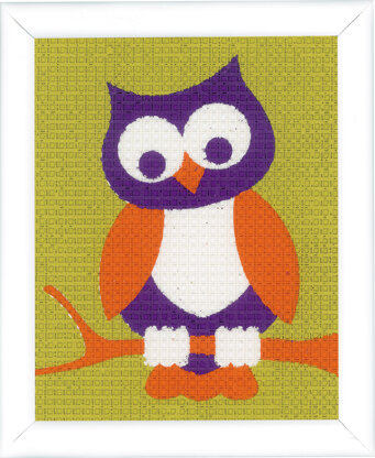 Vervaco Wise Owl Tapestry Kit - 16 x 12.5cm