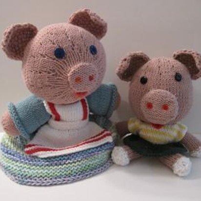 Two Pigs - knitting pattern
