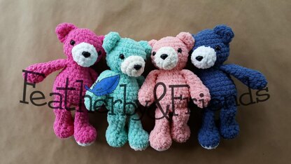 Hoooked ! DIY Crochet Pattern Cuddle Cloth Bear Bo