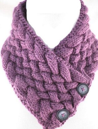 Woven Cable Neck Warmer