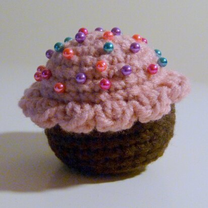 Crochet Cupcake Toy or Pincushion