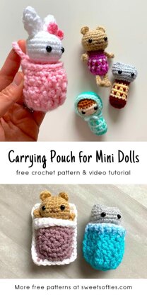 Carrying Pouch for Mini Dolls