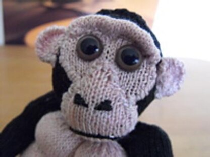 Gordon the Grumpy Gorilla Toy Knitting Pattern