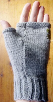 Woodpecker fingerless gloves