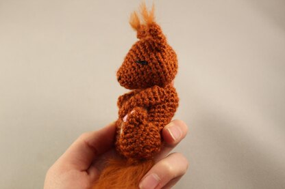 Baby Red Squirrel Amigurumi Pattern