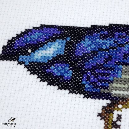 Banded Wrens - Cross Stitch Pattern by Honeyeater Crafts