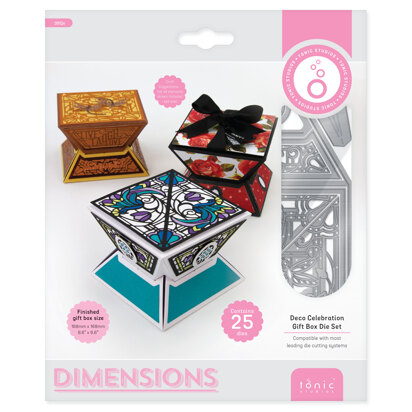 Dimensions Deco Celebration Gift Box Die Set