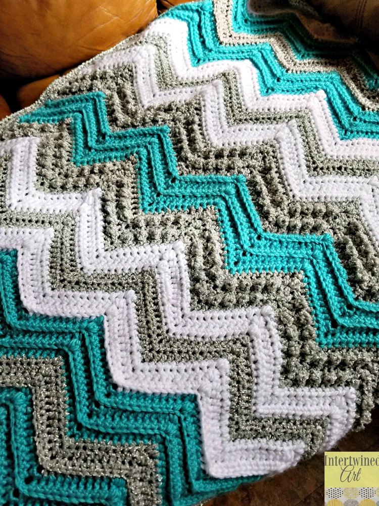 Chevron baby discount blanket free pattern