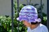 Purple Wave Cotton Sun Hat