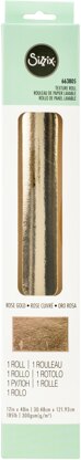 Sizzix Surfacez Texture Roll 12"X48" - Rose Gold
