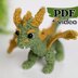 Dante the Dragon crochet pattern, amigurumi dragon pattern